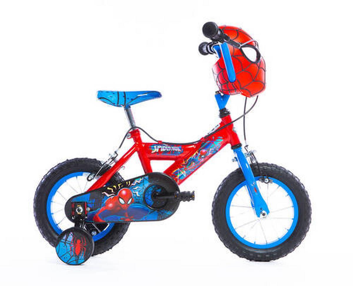 Kinderfahrrad Mit Stützrädern Huffy Spider-Man 12 - Blau, Basics, Metall (54/84,5/73,5cm)