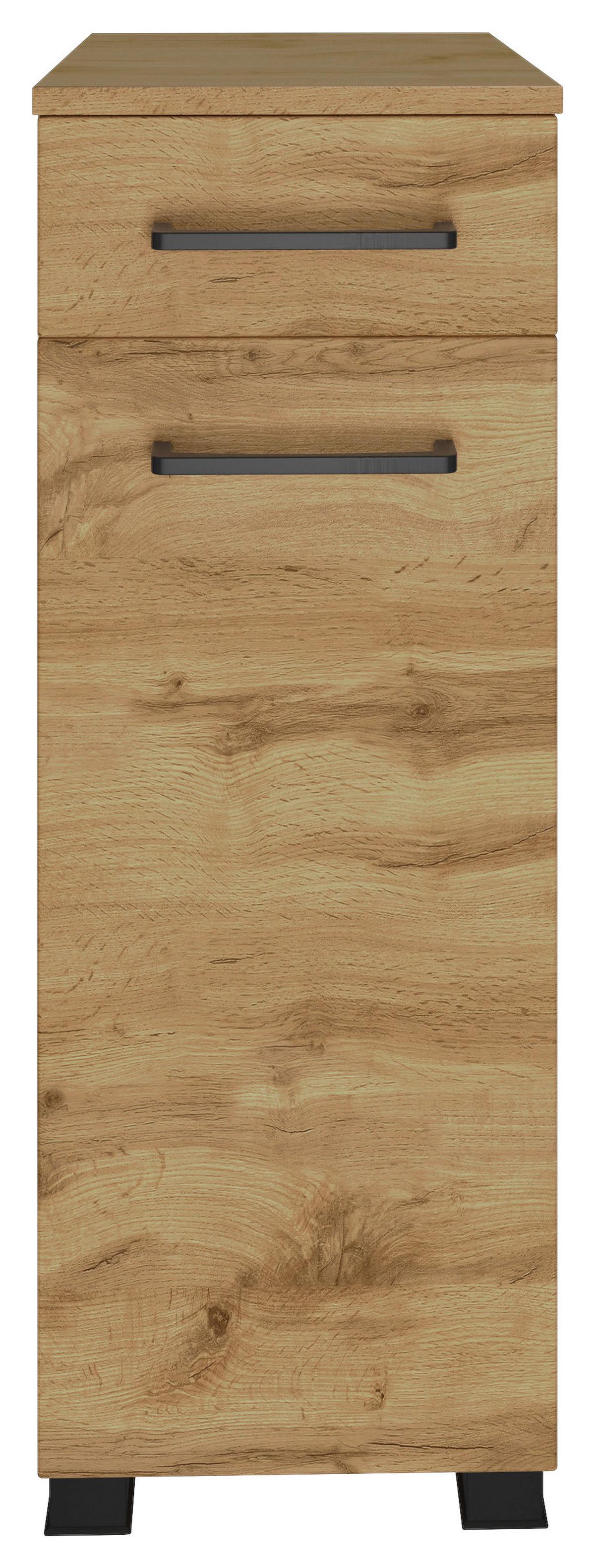 Unterschrank Manchester B: 30 cm Eiche Wotan Dekor - Eichefarben/Eiche Wotan, MODERN, Holzwerkstoff (30/79/35cm) - Held