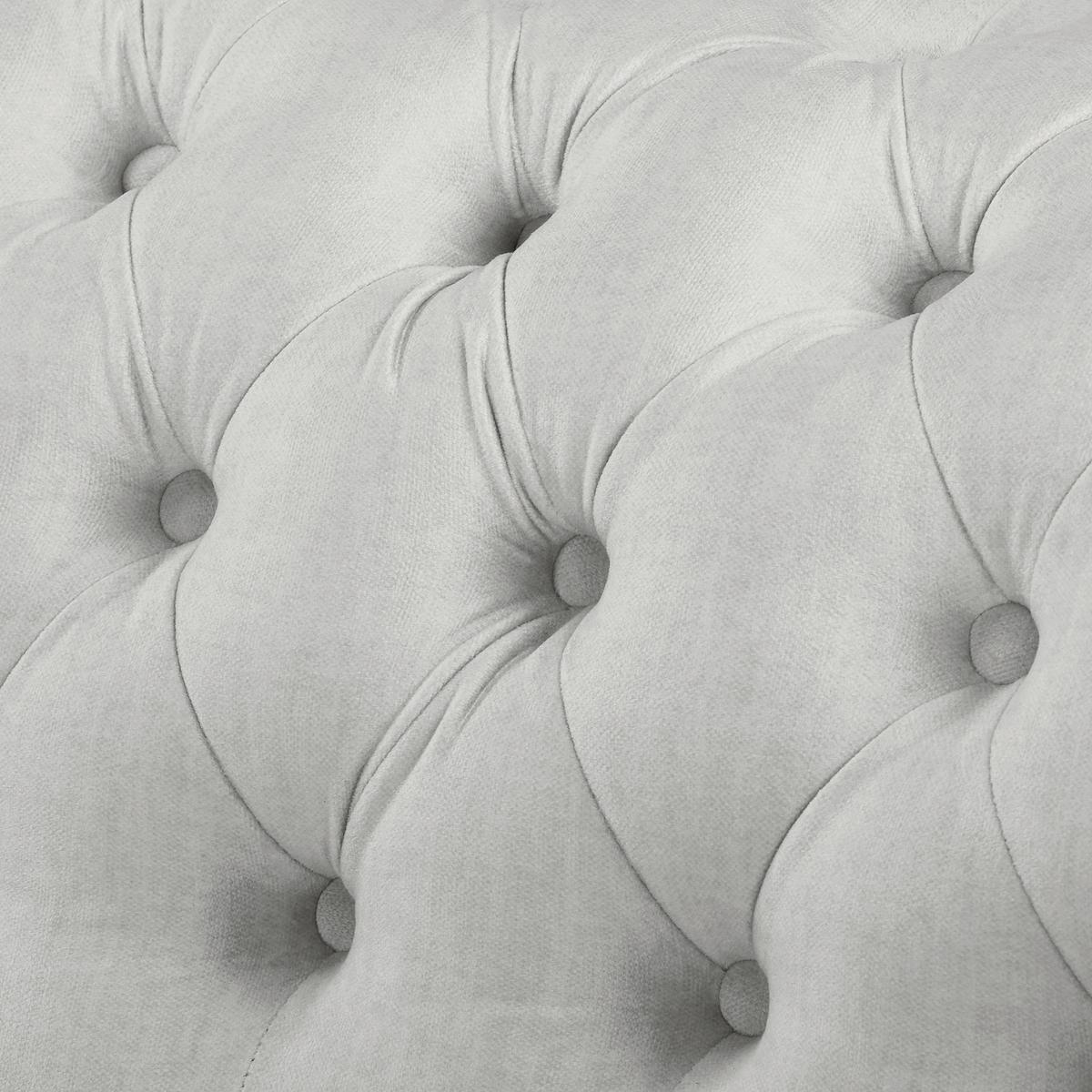 Schlafsofa Laura Hellgrau, B: 190cm - Hellgrau/Braun, Design, Textil (190/74/91cm) - P & B