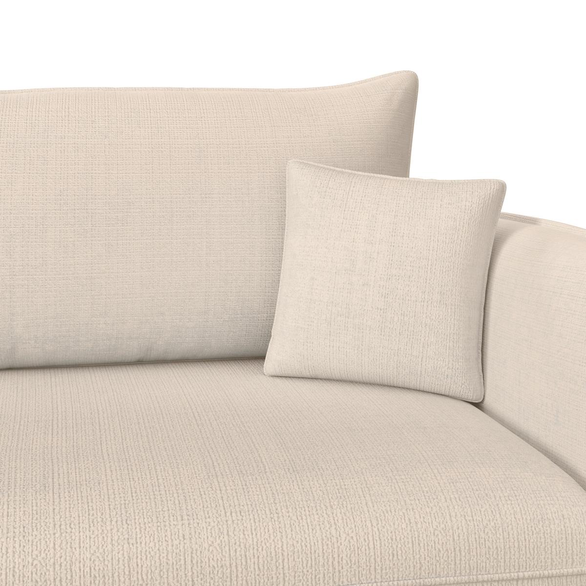 Schlafsofa Kairo Beige, Lf: ca. 190x150cm - Beige/Schwarz, ROMANTIK / LANDHAUS, Holz/Kunststoff (230/90/115cm) - James Wood