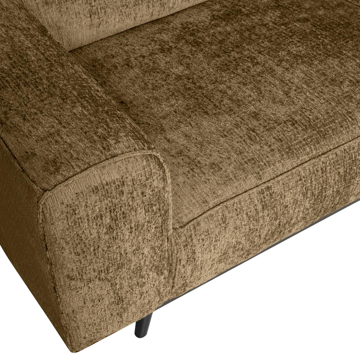 Ecksofa Statement Gelb S: 274x210cm - Gelb/Schwarz, Design, Textil (274/210cm) - Livetastic