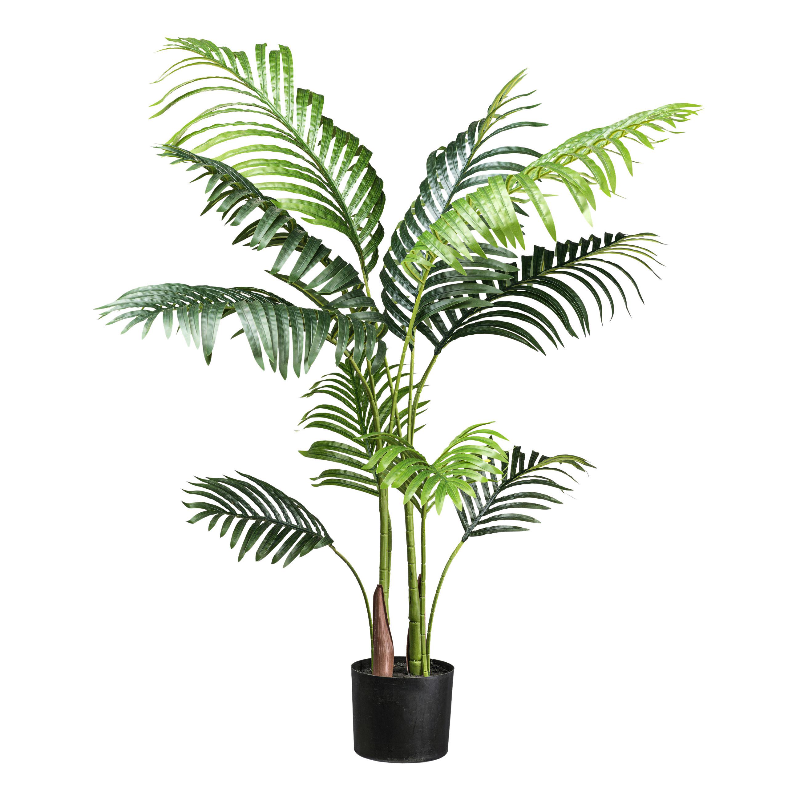 UMELÁ RASTLINA KENTIAPALME II - hnedá/čierna, Basics, plast (110cm) - Modern Living