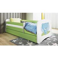 Kinder-/Juniorbett Babydreams Inkl. Matratze 80x160 - Birkefarben/Weiß, MODERN, Holz/Holzwerkstoff (80/160cm) - MID.YOU