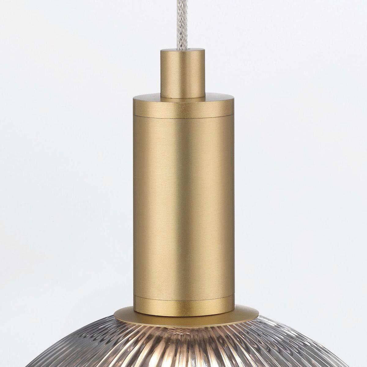Függeszték Qn-Palmas-1mp-Bg - aranyszínű, Konventionell, üveg/fém (15,2/272cm) - Elstead Lighting