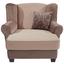 Sessel Living - Hellbraun/Dunkelbraun, ROMANTIK / LANDHAUS, Holz/Textil (120/98/138cm) Sessel Living - Hellbraun/Dunkelbraun, ROMANTIK / LANDHAUS, Holz/Textil (120/98/138cm)