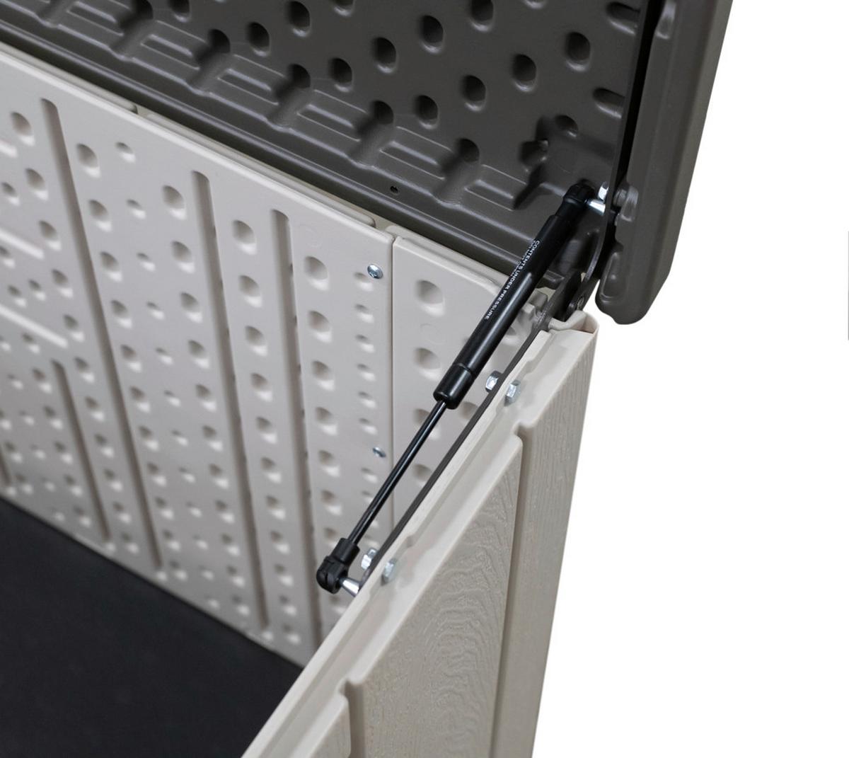 Kissenbox Wasserdicht 60254 151x69x72 Cm 568l Grau - Grau, Basics, Kunststoff (151/69/72cm)