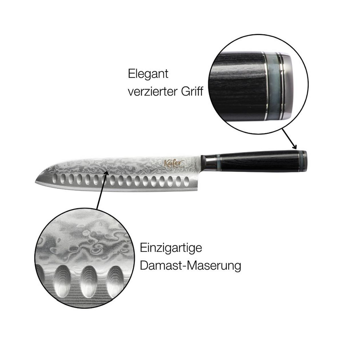 SANTOKUMESSER 4210-KA - Edelstahlfarben, Basics, Metall (20.5cm) - Käfer