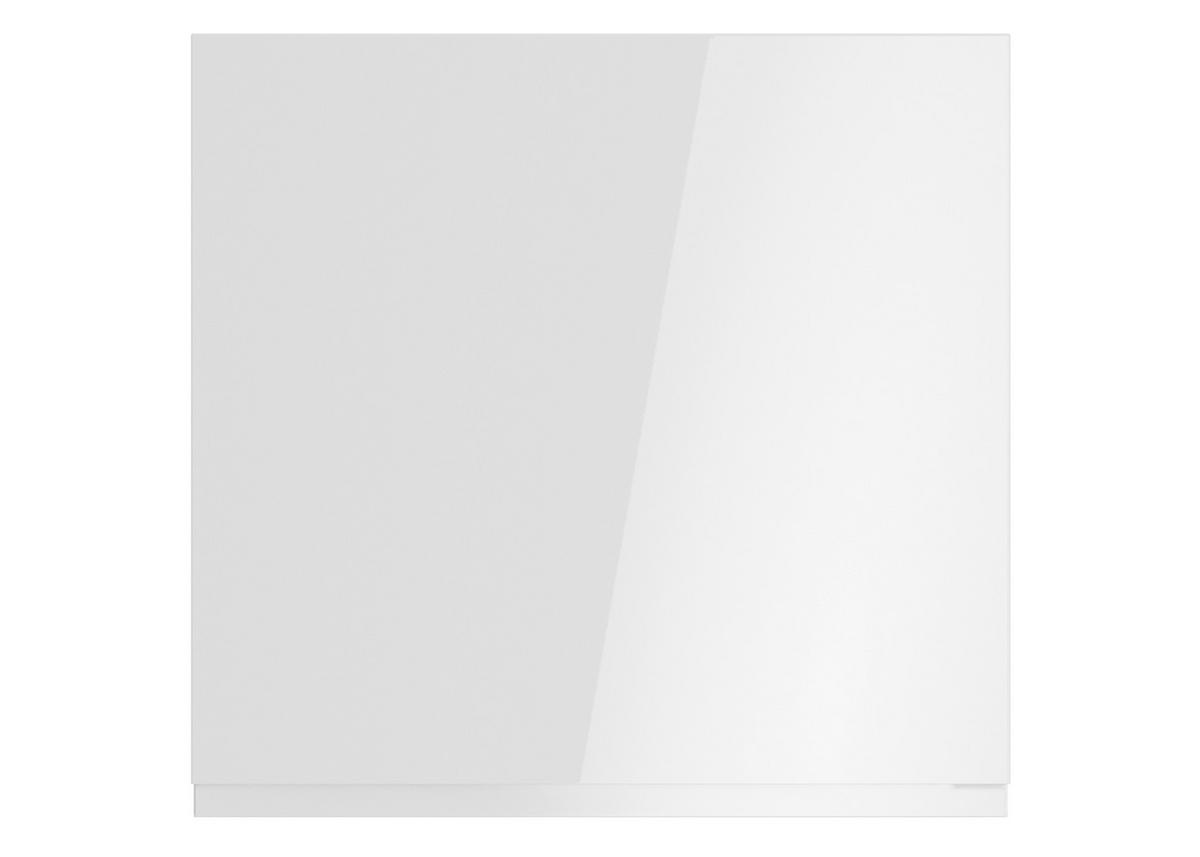 Küchenoberschrank Monza B: 60 Cm Weiß 1 Drehtüre - Weiß Hochglanz/Weiß, LIFESTYLE, Holzwerkstoff (60/57/34cm) - Held