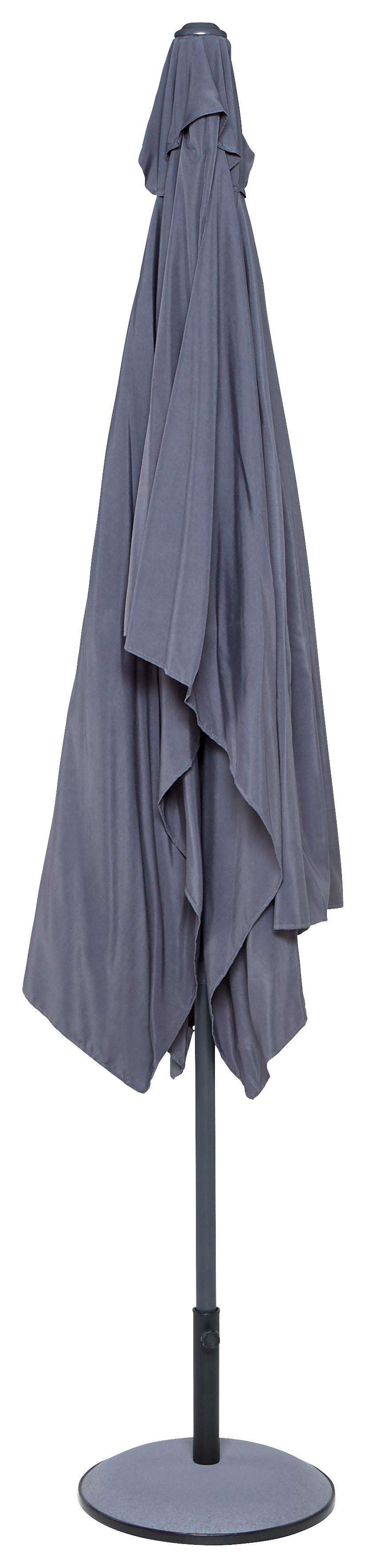 Slunečník Picolo - antracitová/barvy hliníku, kov/textil (300/245/200cm) - Modern Living