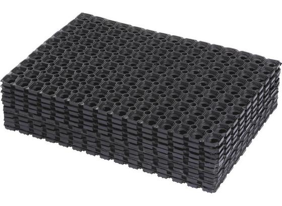 Lábtörlő Ring Rubber - fekete, konvencionális, műanyag (40/60cm) Lábtörlő Ring Rubber - fekete, konvencionális, műanyag (40/60cm)
