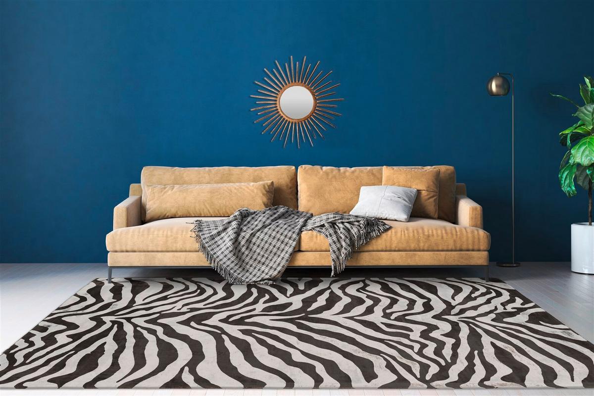 Teppich Sinai 125 Creme/schwarz, 200x290 Cm - Creme/Schwarz, KONVENTIONELL, Textil (200/290cm)