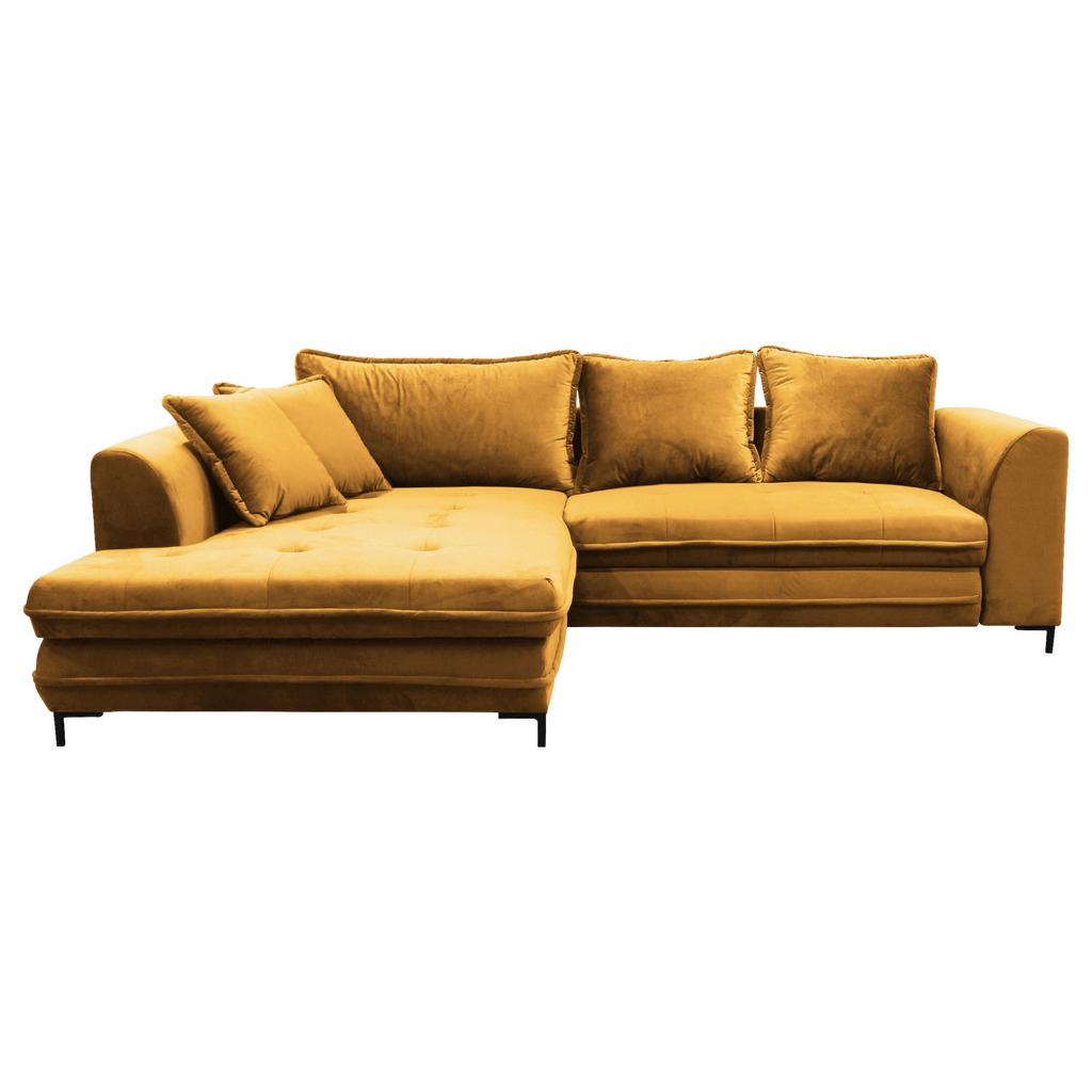 Eckschlafsofa mit Schlaffunktion BELLO Gelb