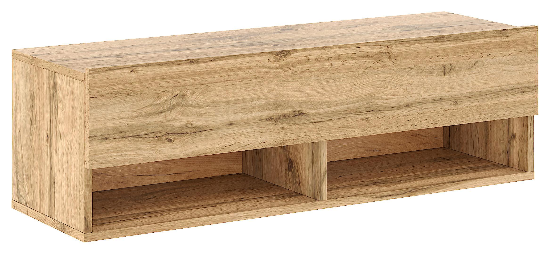 Lowboard Derby 100 - Eiche Wotan, Design, Holzwerkstoff (100/31,5/32,5cm) - Livetastic