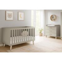 Babyzimmer Tami - Eichefarben/Beige, Basics, Holzwerkstoff - Pinolino