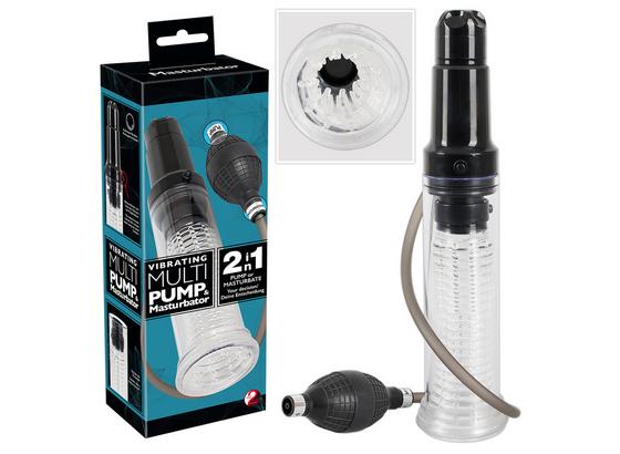 Penispumpe Vibrating Multi Pump 33,7 cm - Transparent/Schwarz, Basics, Kunststoff (6/33,7cm) - You2Toys Penispumpe Vibrating Multi Pump 33,7 cm - Transparent/Schwarz, Basics, Kunststoff (6/33,7cm) - You2Toys
