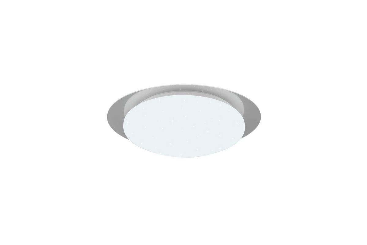 LED-Deckenleuchte Ø 35 cm Mit Farbwechsler und Fernbedienung - Weiß, Basics, Kunststoff (35/8,7cm) - Trio Leuchten