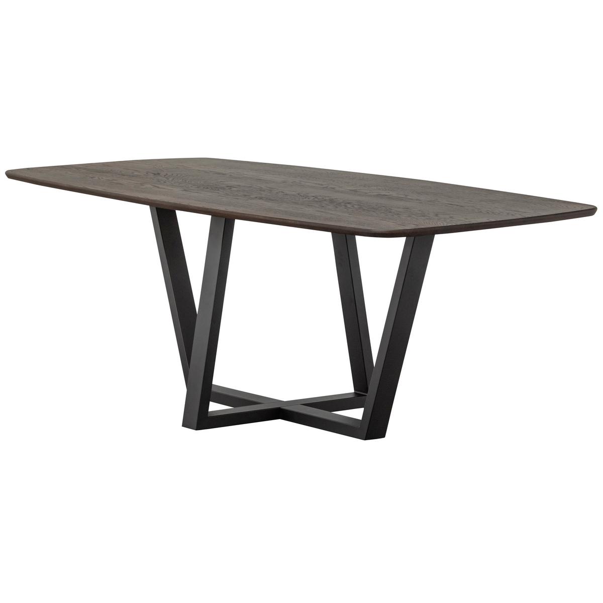 TISCHGESTELL Tablo Schwarz B: 147cm - Schwarz, MODERN, Metall (147/73/71cm) - Livetastic