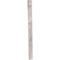 Garderobenpaneel Beton Optik Mit 3 Haken B: 12 cm - Grau, MODERN, Holzwerkstoff (12/175/2,8cm)