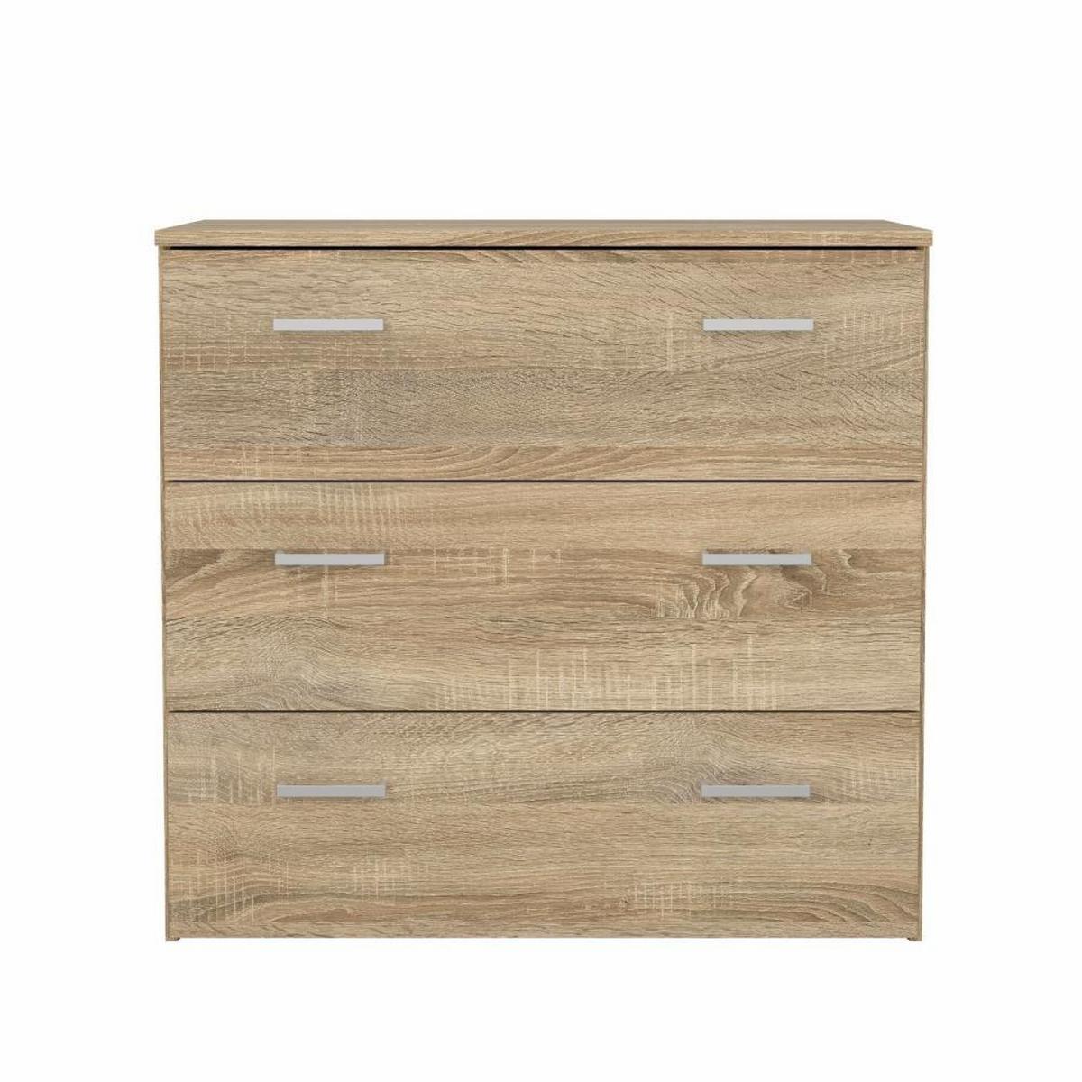 Komód Space 74/70cm - tölgyfa, Konventionell (74/70/36cm)