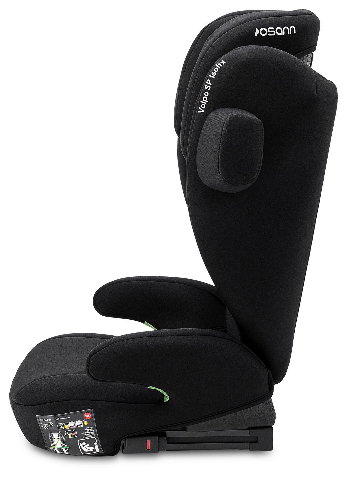 Kinderautositz Osann  Volpo Sp Isofix - Schwarz, Basics, Kunststoff/Textil (37/43/77cm) - Osann
