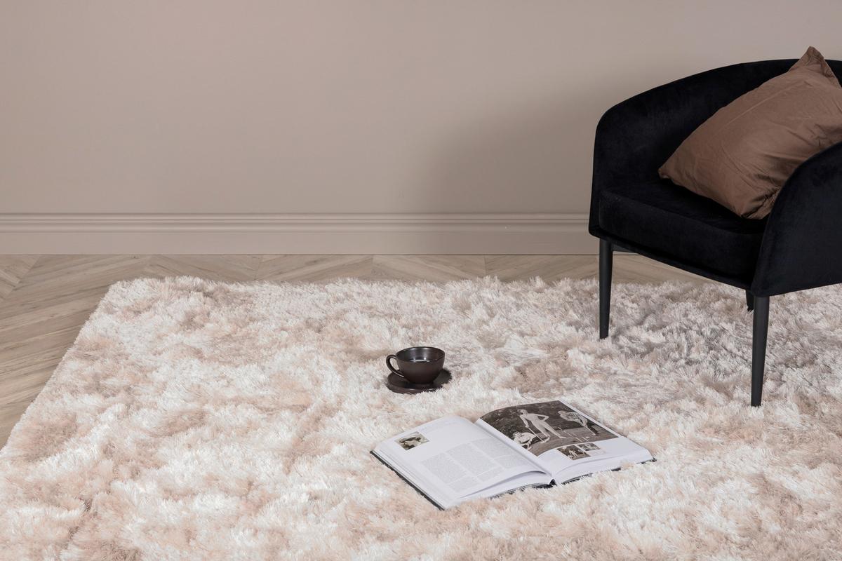 Hochflorteppich Shiva - Beige, LIFESTYLE, Textil (170/240cm) - P & B
