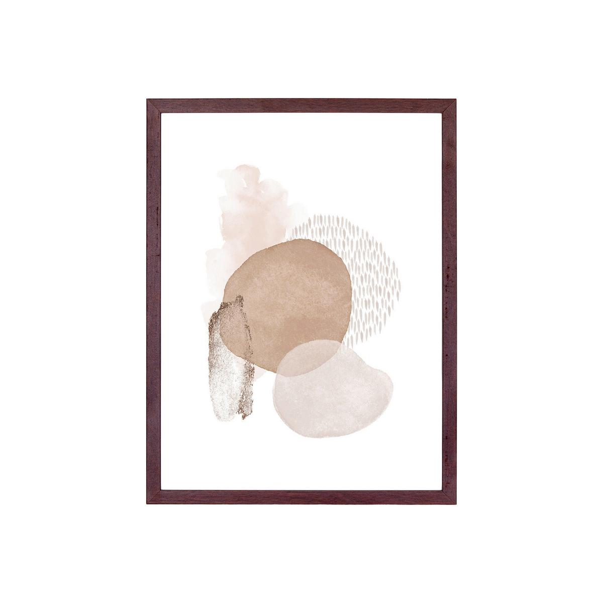 Bilderrahmenset Aspen Braun 3-Teilig - Braun, Design, Glas/Holz (21/30cm)