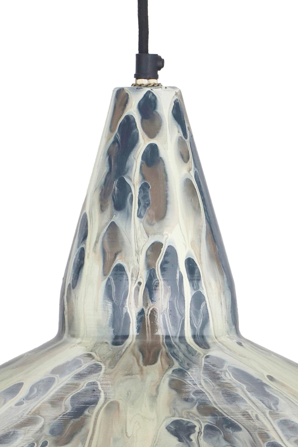 Hängeleuchte Harlow 125 Bronze - Creme, Basics, Metall (49,5/49,5/33cm) - Kayoom