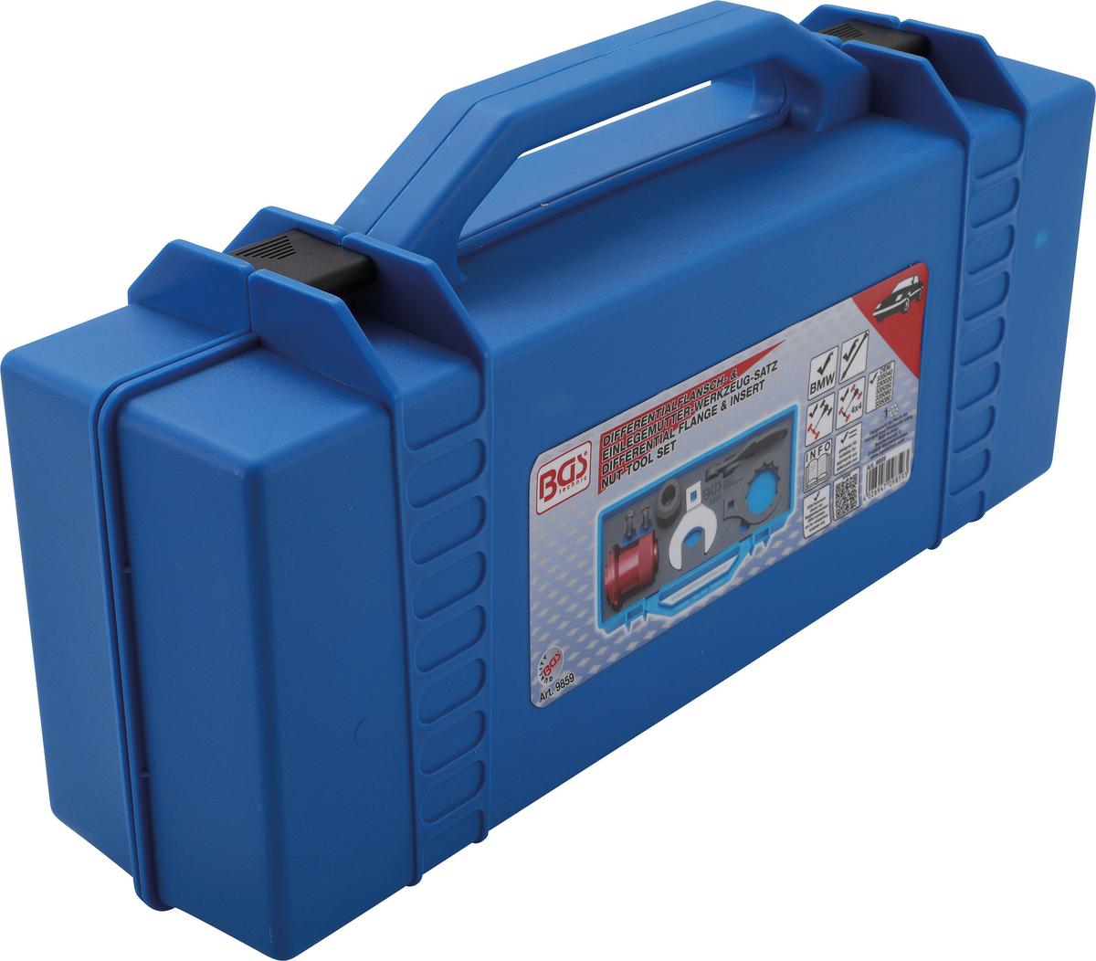 Einlegemutter-werkzeug-satz Differentialflansch - Blau, Basics (41,8/21,7/10,9cm)