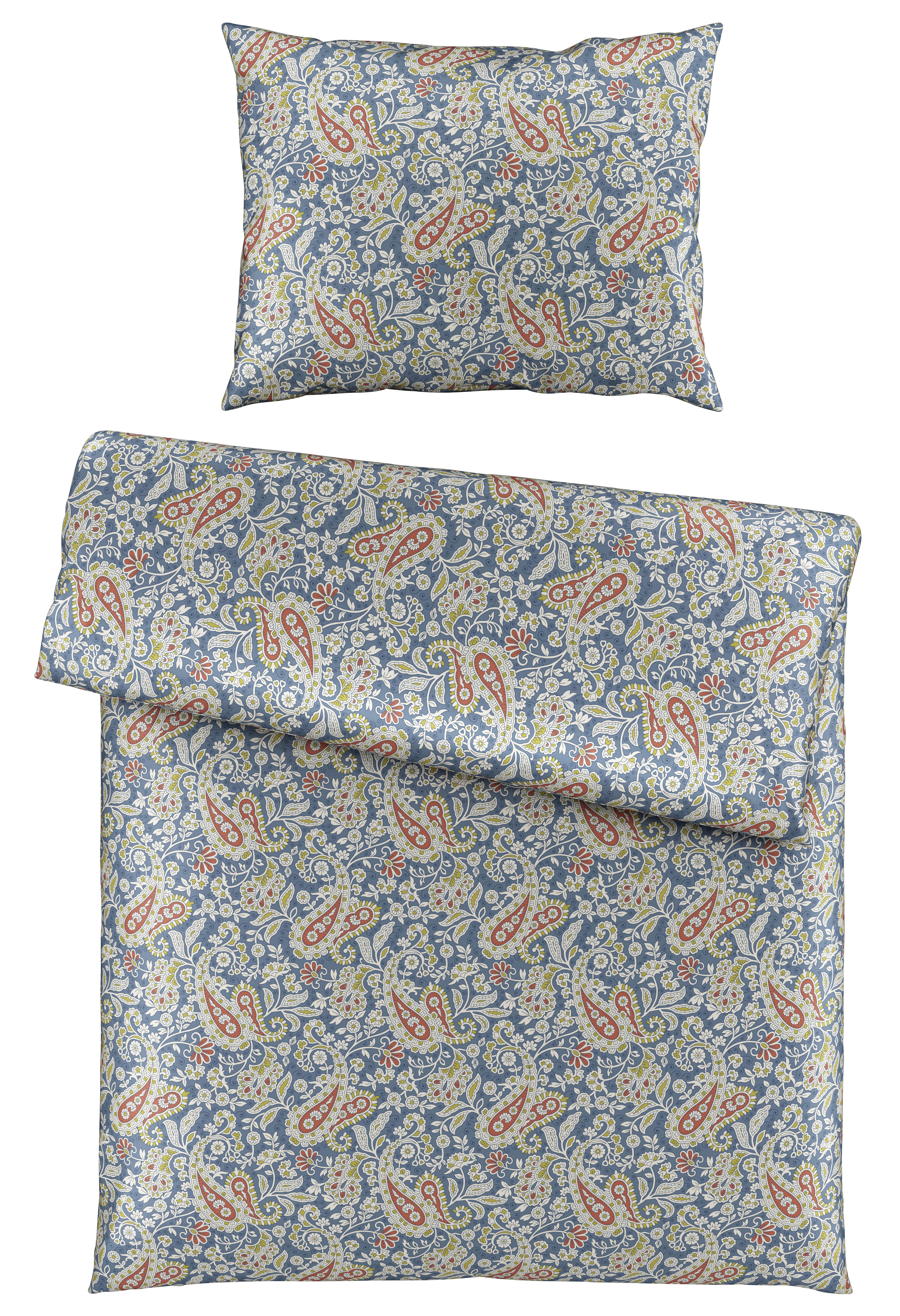 Posteľná Bielizeň Paisley, 140/200cm, Modrá - modrá, Romantický / Vidiecky, textil (140/200cm) - Premium Living