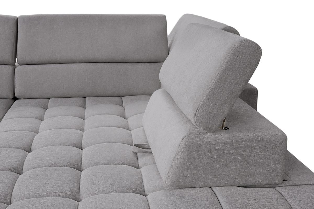 Ecksofa Elias Neu Braun S: 307x201 Cm - Naturfarben/Braun, Design, Textil (307/201cm) - Livetastic