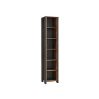 Regal Cliff B 46 cm Braun/Dunkelgrau - Dunkelgrau/Braun, KONVENTIONELL, Holzwerkstoff/Kunststoff (46/221/42cm) - MID.YOU