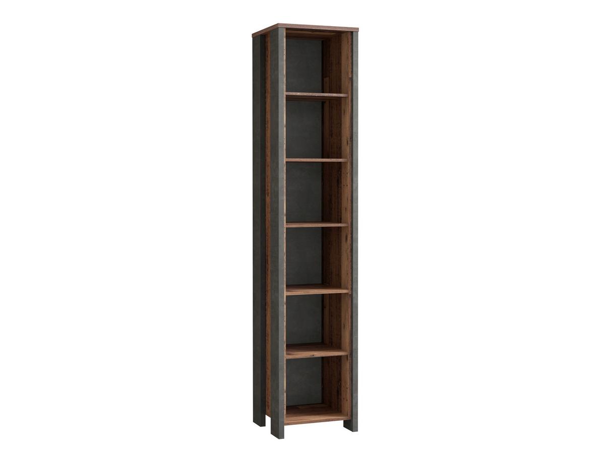Regal Cliff B 46 cm Braun/Dunkelgrau - Dunkelgrau/Braun, KONVENTIONELL, Holzwerkstoff/Kunststoff (46/221/42cm) - MID.YOU