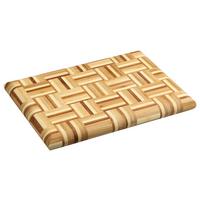 Schneidebrett Dunkel/Hellbraun B: 25 cm - Hellbraun/Dunkelbraun, Basics, Naturmaterialien (35/25/3.5cm) - Kesper
