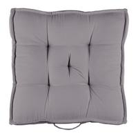 Ülőpárna Lianna Kb. 40/40cm - antracit, Modern, textil (40/40/7,5cm) - Luca Bessoni