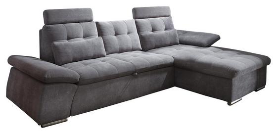 Eck-Sofa in Dunkelgrau