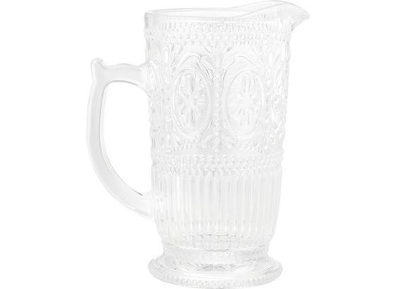Džbán Skleněný St. Remy - čiré, Romantický / Rustikální, sklo (12-18/22,8cm) - Zandiara Džbán Skleněný St. Remy - čiré, Romantický / Rustikální, sklo (12-18/22,8cm) - Zandiara