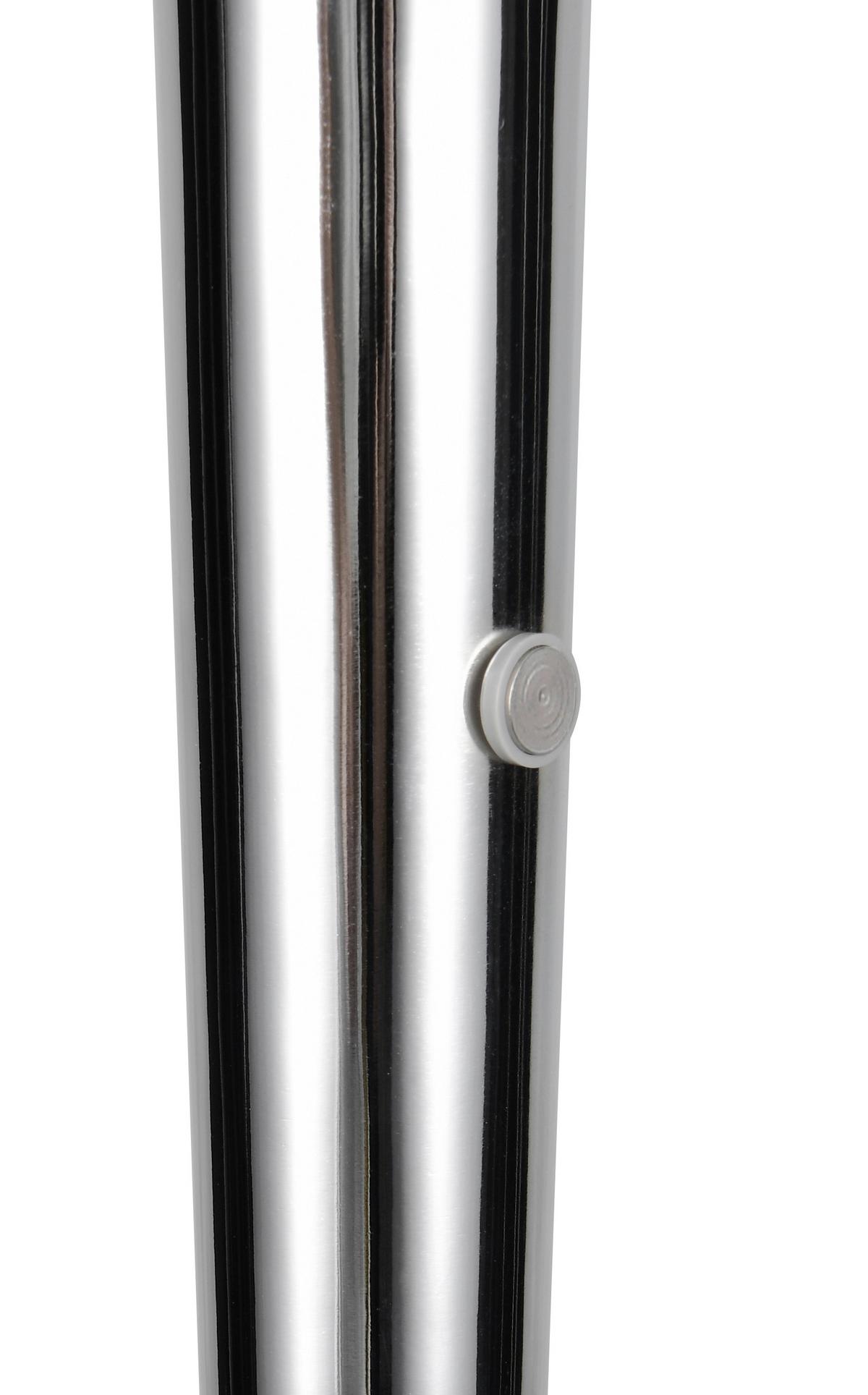 LED-Stehleuchte, dimmbar R44541106 - Chromfarben/Transparent, Basics, Kunststoff/Metall (22/130,5cm)