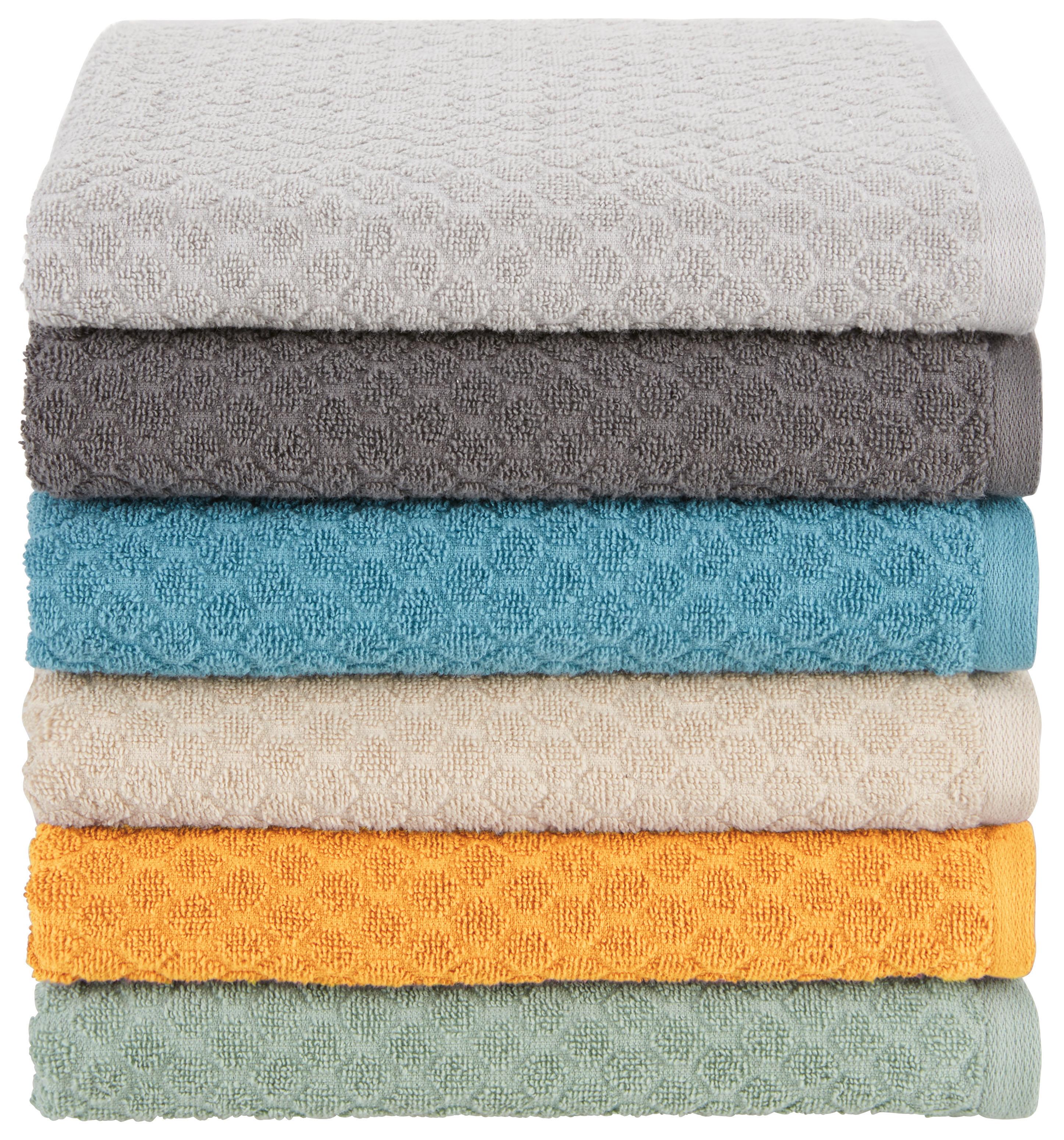 Kéztörlő Kb. 50/100cm - sárga, Modern, textil (50/100cm) - Luca Bessoni