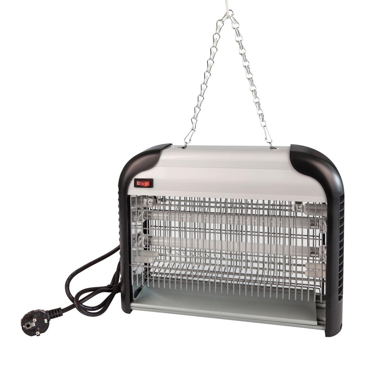 Fluginsekten-schutzlampe 2x8 W Verwendung: Außen Und Innen - Schwarz, Basics, Kunststoff (36/26/9cm)