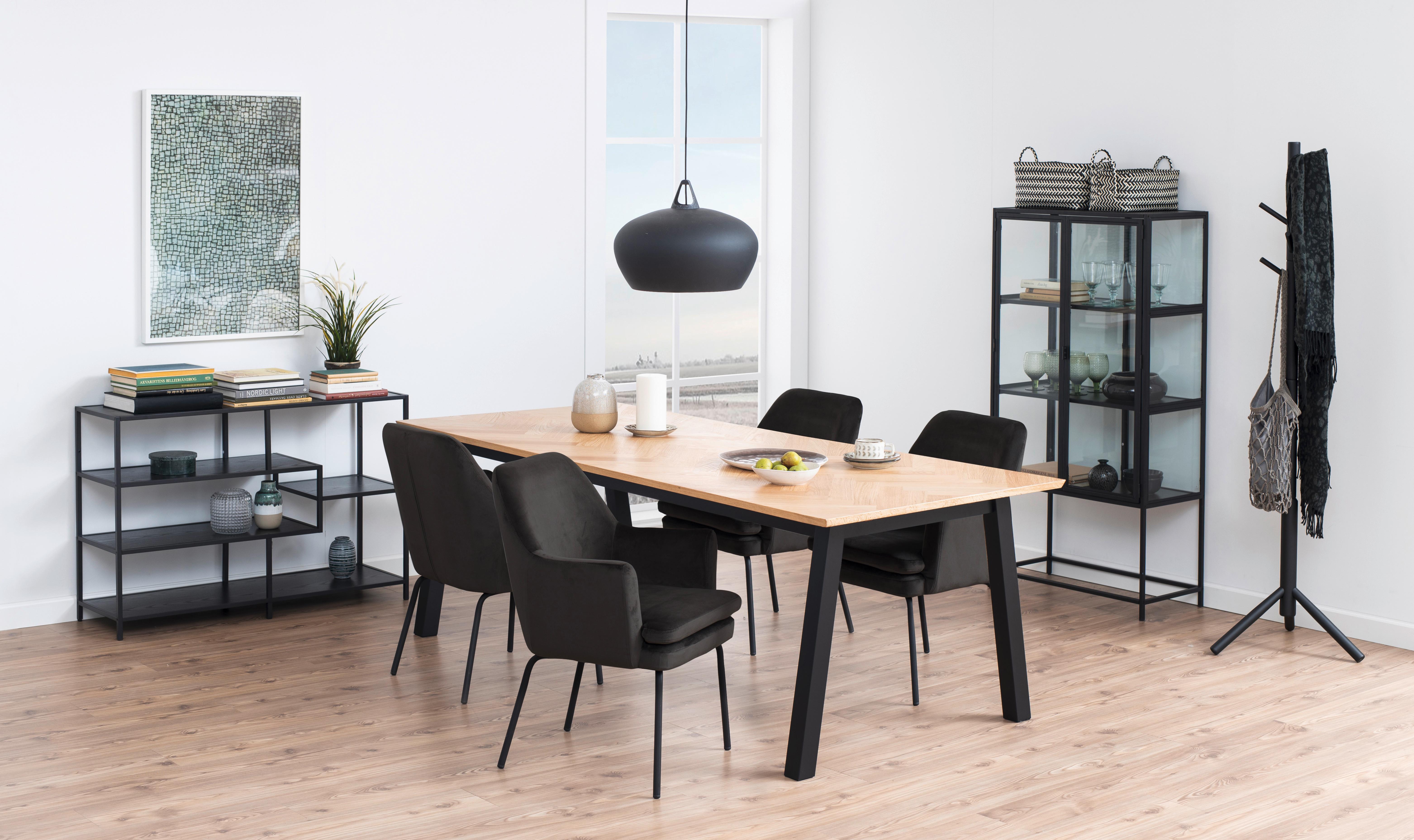 Ansteckplatte für Esstisch Brighton 2er-Set, 95x45 cm - Eichefarben, Trend, Holz (95/45/2,5cm) - Livetastic