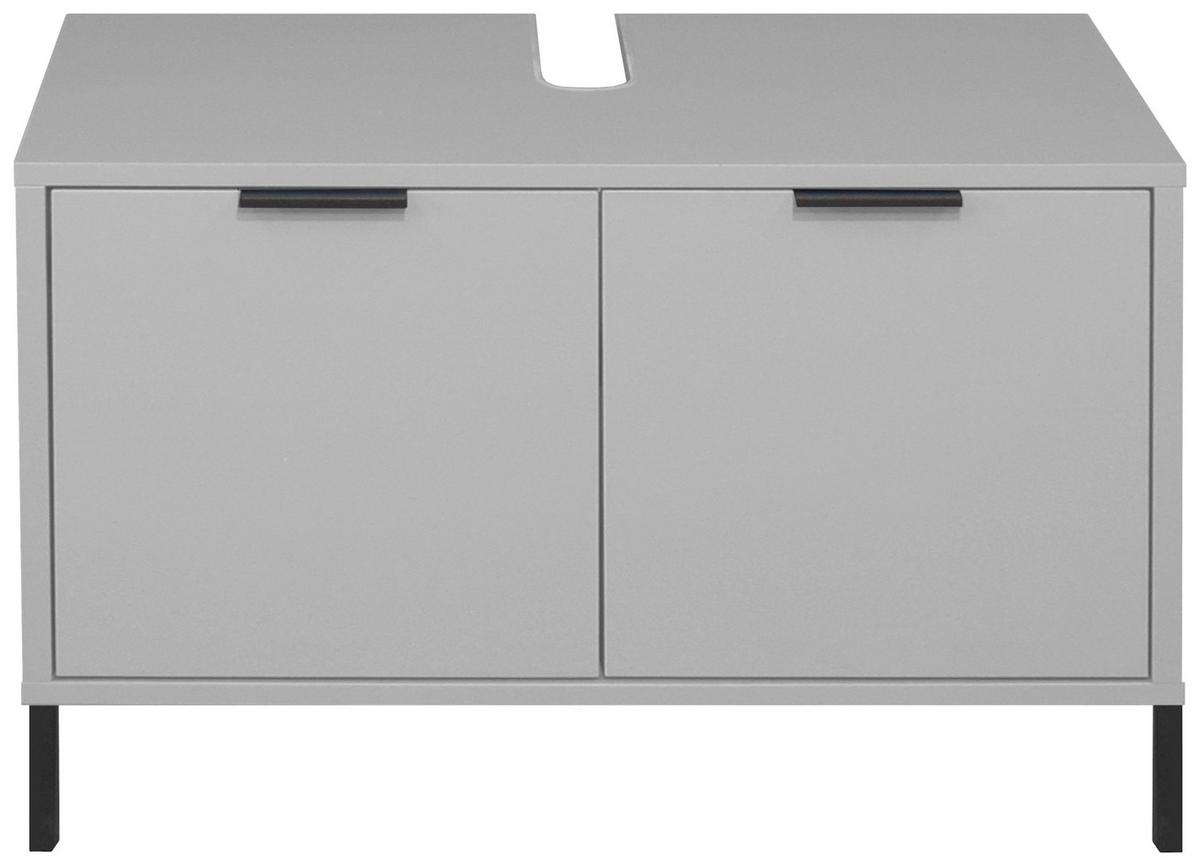 Waschbeckenunterschrank Bonnie Grau, B: 71 Cm - Grau, MODERN, Holzwerkstoff (71/58/45cm) - Livetastic
