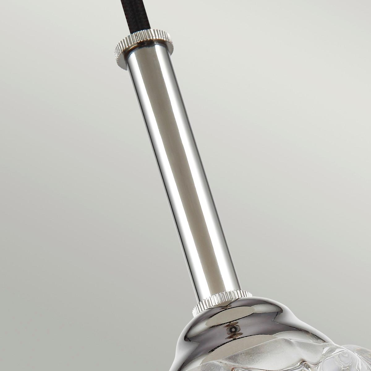 Hängeleuchte Fe-Rubin-Mp - Nickelfarben, KONVENTIONELL, Glas/Metall (11.1/32.3cm) - Elstead Lighting