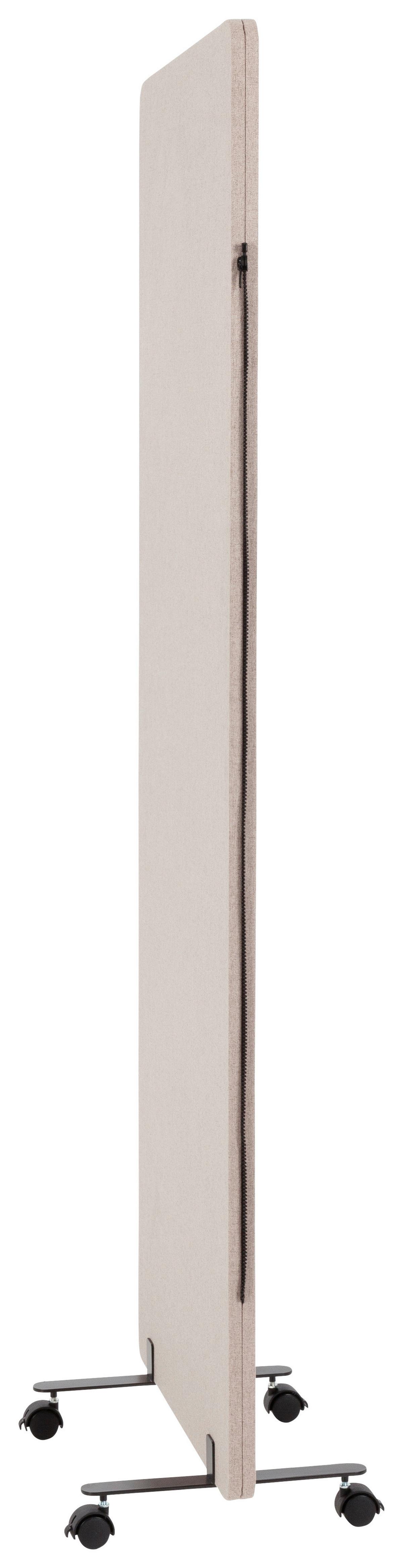 Trennwand Flexmiut - Taupe, Basics, Kunststoff/Textil (60/177/3cm) - MID.YOU