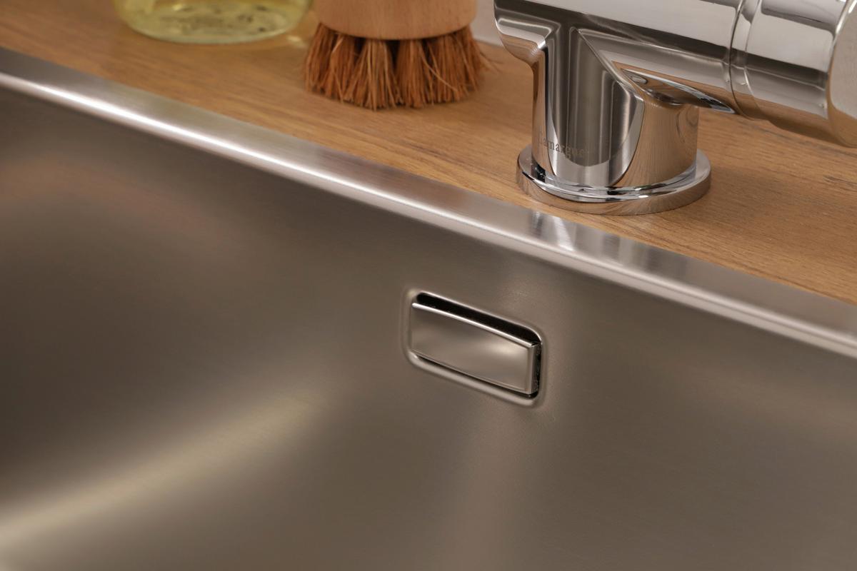 Spüle Respekta Inox Edelstahl Bxt: 59x43,5 cm - Edelstahlfarben, Trend, Metall (59/22,5/43,5cm) - Respekta