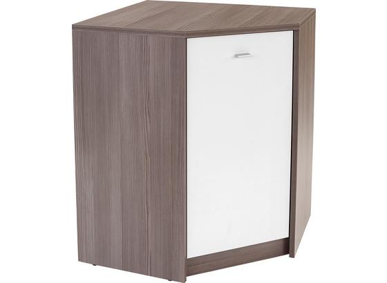 Komód 4-you - Sötétbarna/Fehér, modern, Faalapú anyag (60,9/85,4/60,9cm) Komód 4-you - Sötétbarna/Fehér, modern, Faalapú anyag (60,9/85,4/60,9cm)