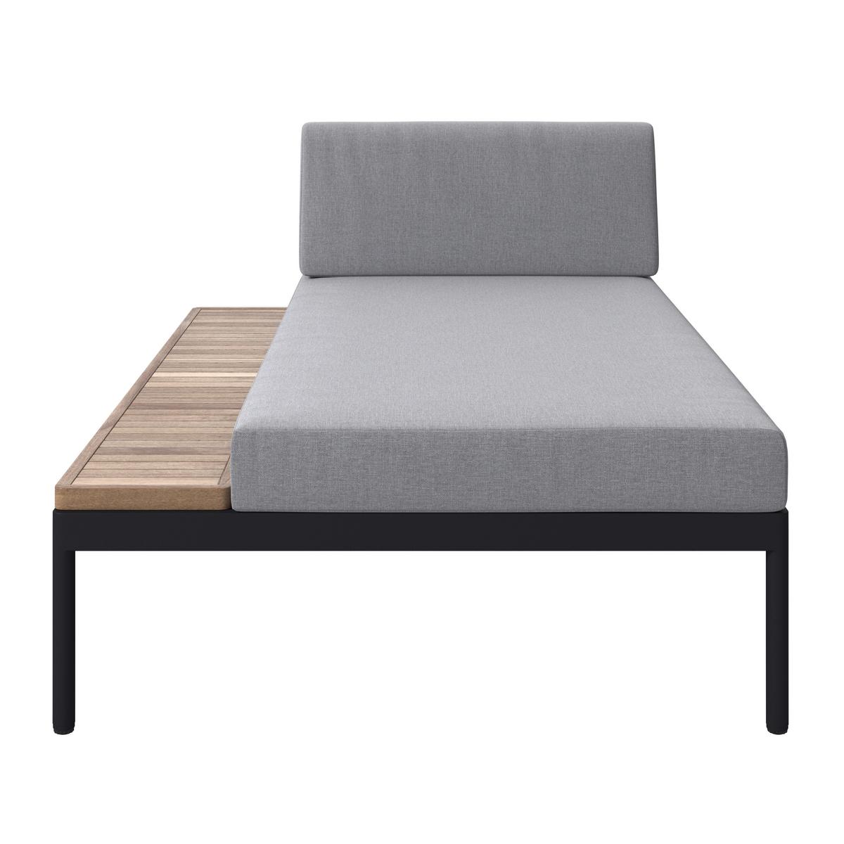Loungegarnitur 3-Tlg Casablanca Holz/Metall +kissen - Grau/Akaziefarben, MODERN, Holz/Textil (149/99cm) - Beldano