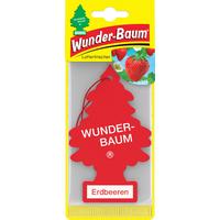 Autóillatosító Wunderbaum Eper Illat - piros, fa