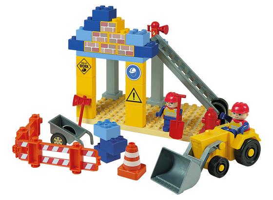 Bausteine Unico Plus Baustelle - Gelb/Orange, Kunststoff - Unico Plus Bausteine Unico Plus Baustelle - Gelb/Orange, Kunststoff - Unico Plus