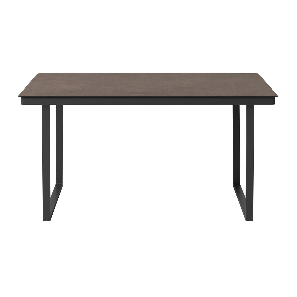 Loungegarnitur 3-Tlg Berlin Metall/Kunststoff/Glas +kissen - Anthrazit/Braun, MODERN, Glas/Kunststoff (195/170cm) - Beldano