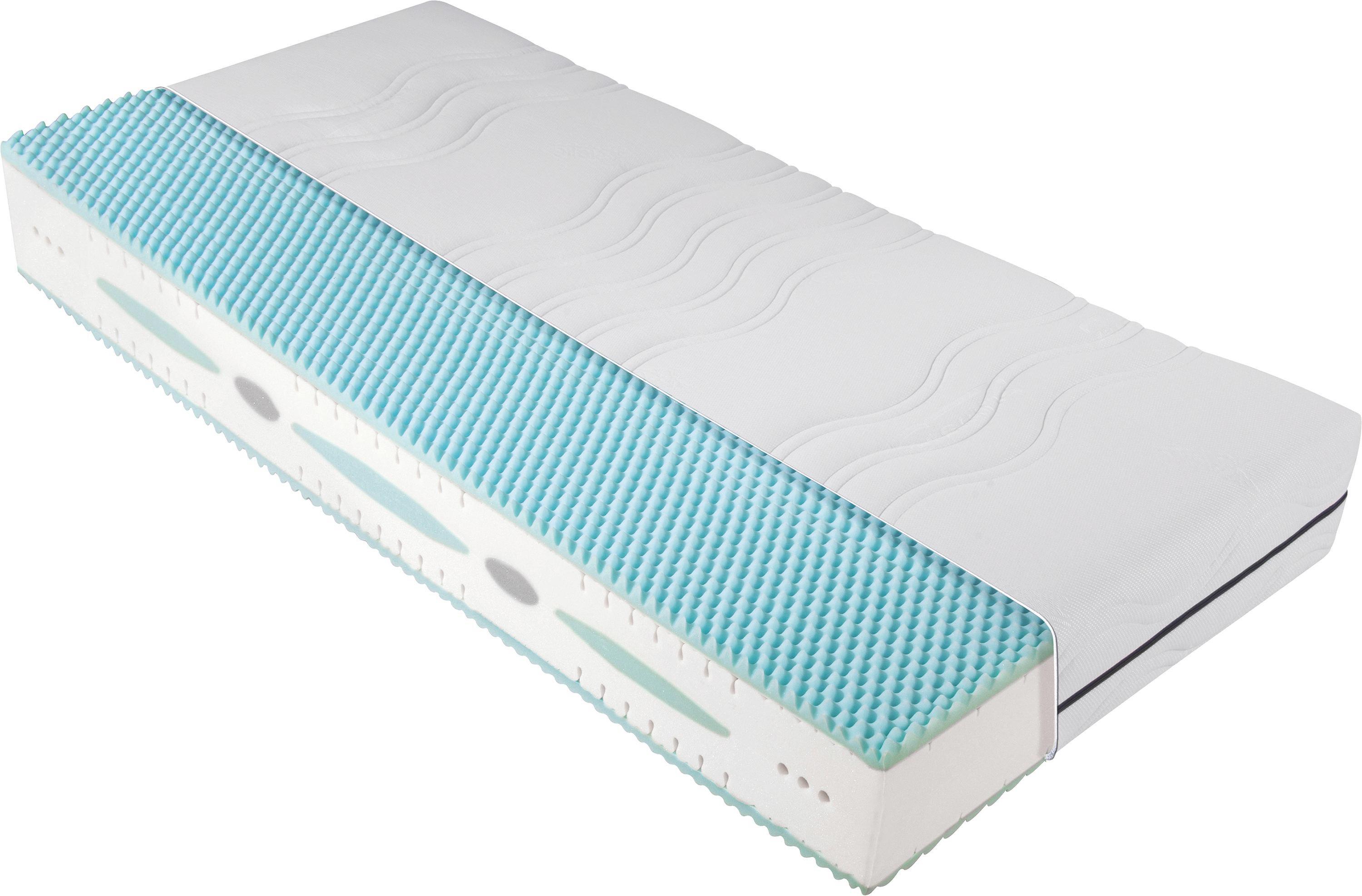 Komfortschaummatratze Valere Ks22 H3 80x200 - Weiß, Textil (80/200cm) - Primatex